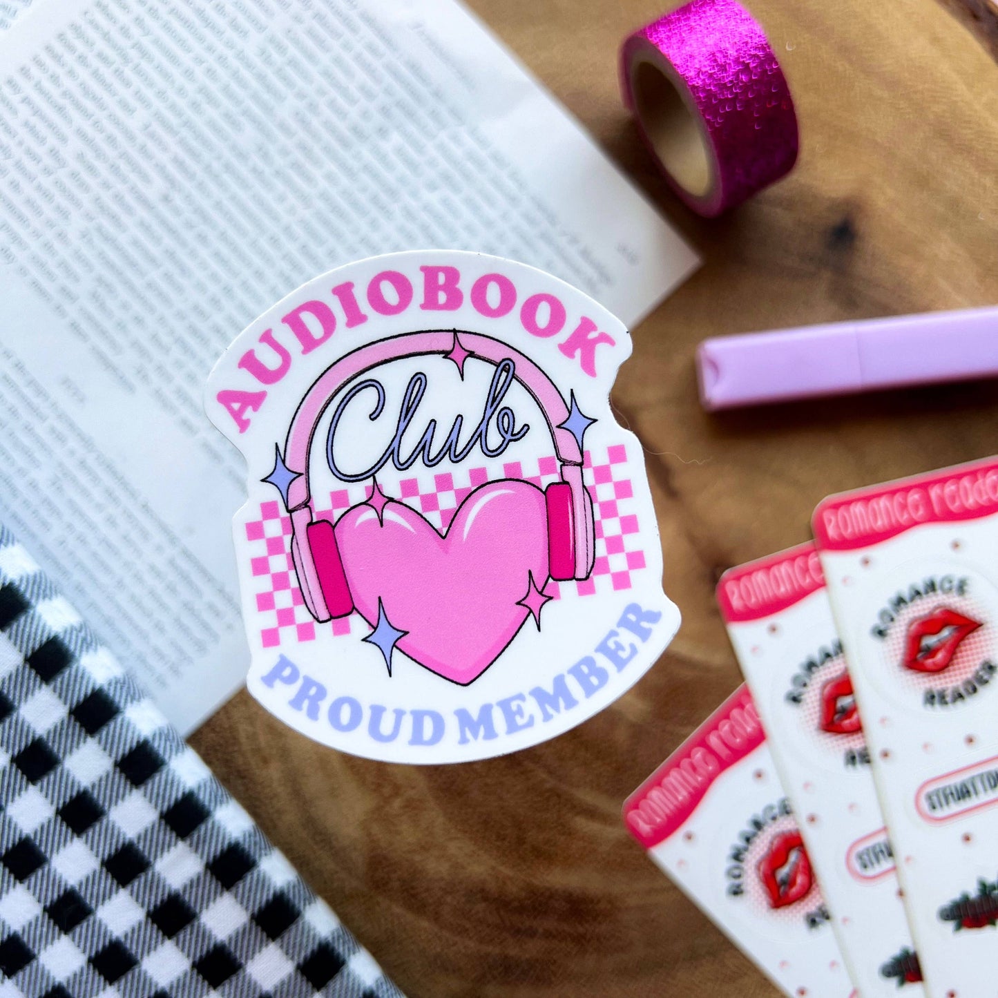 Audiobook Vinyl Sticker