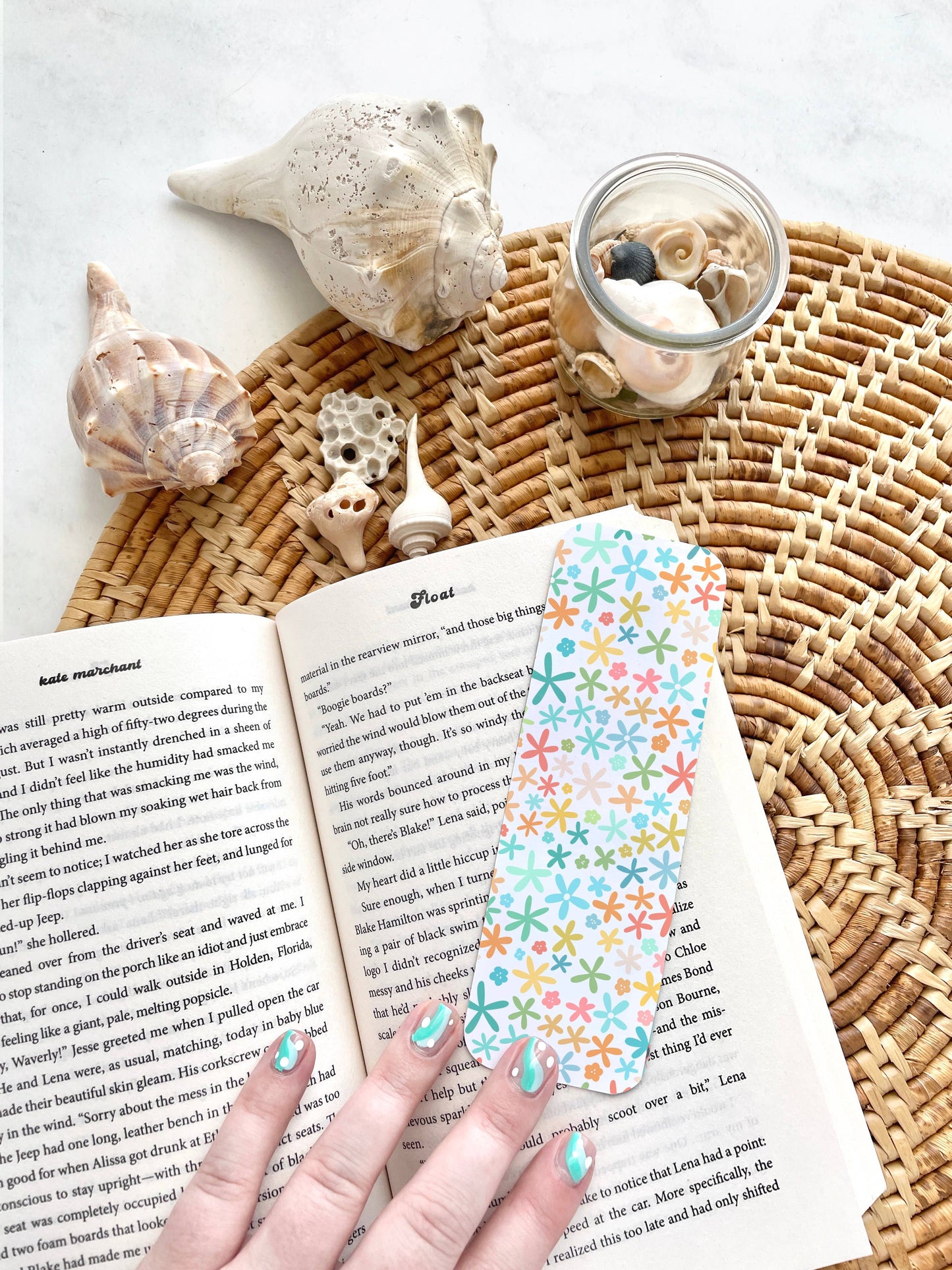 Rainbow Daisy Bookmark
