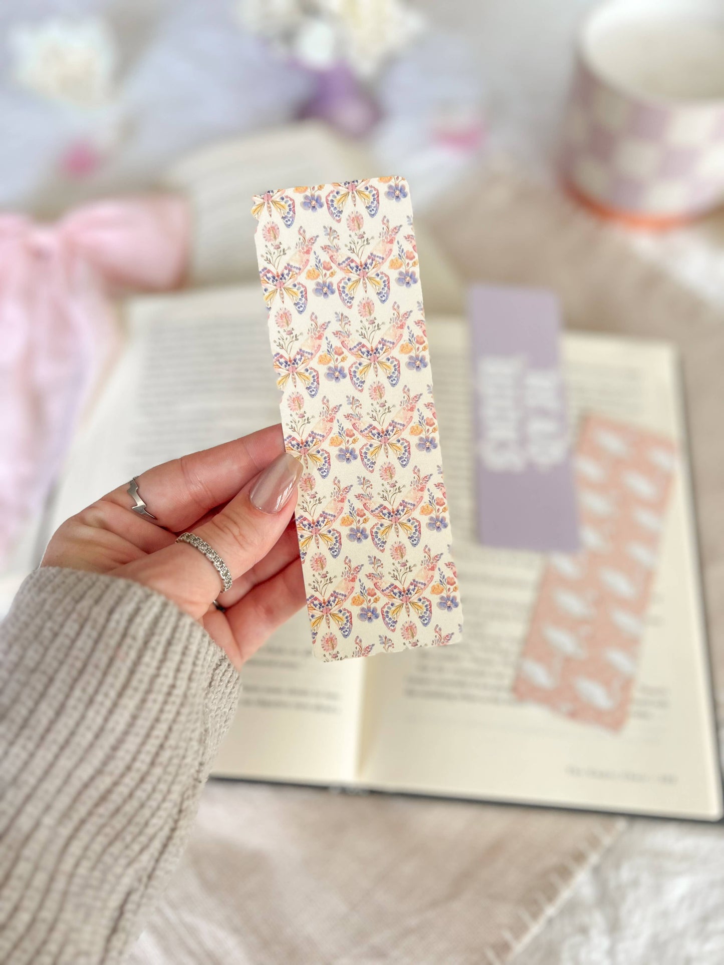 Spring Lavender Bookmark
