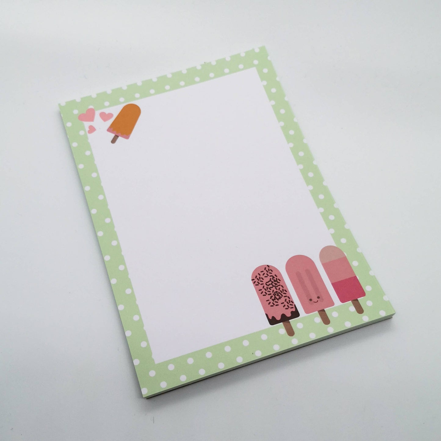 Cute Ice Pops Notepad