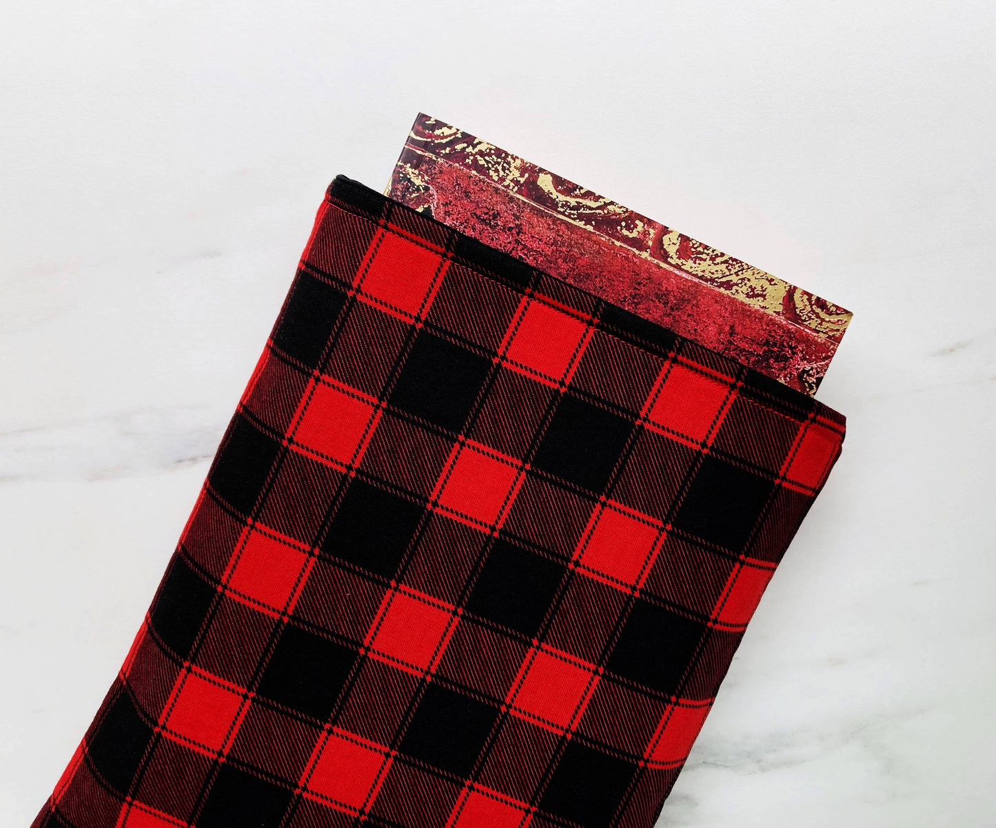 Buffalo Plaid Book Sleeve