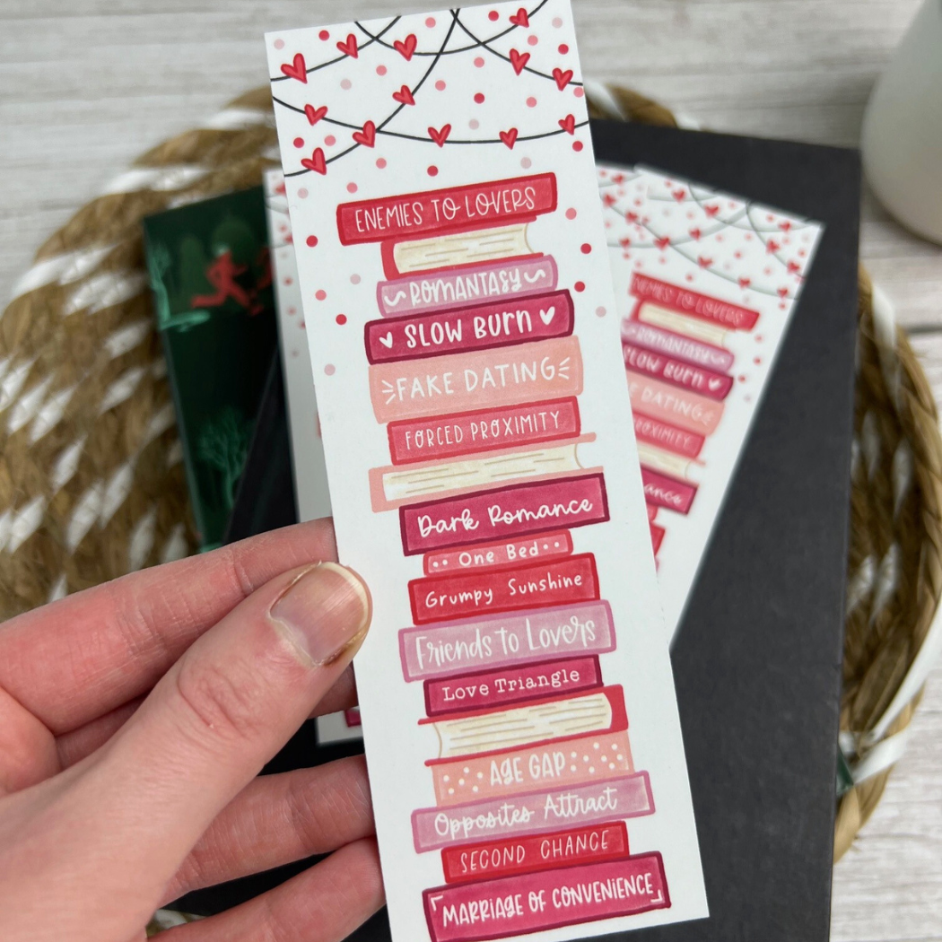 Romance Book Troupes Bookmark