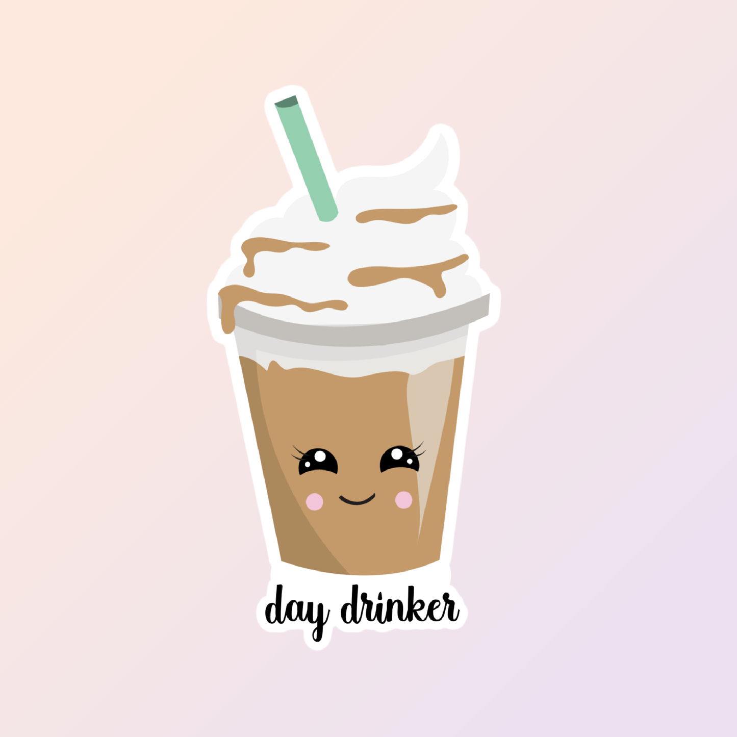 Day Drinker Coffee Sticker