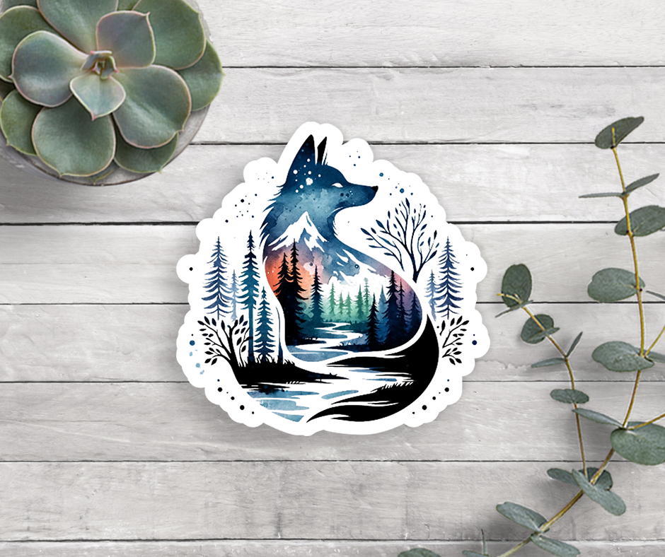 Outdoors Wilderness Vinyl Sticker