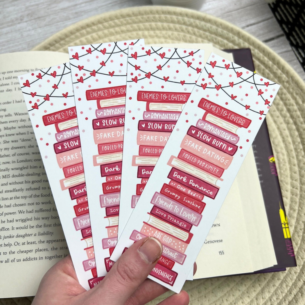 Romance Book Troupes Bookmark