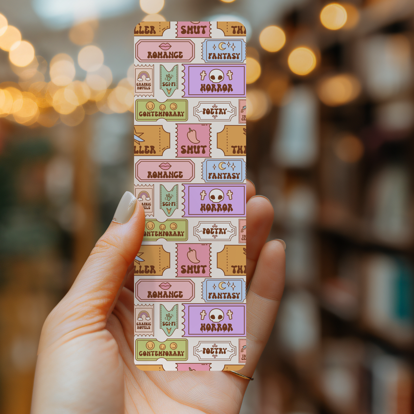 Book Trope Tickets Laminated Bookmark
