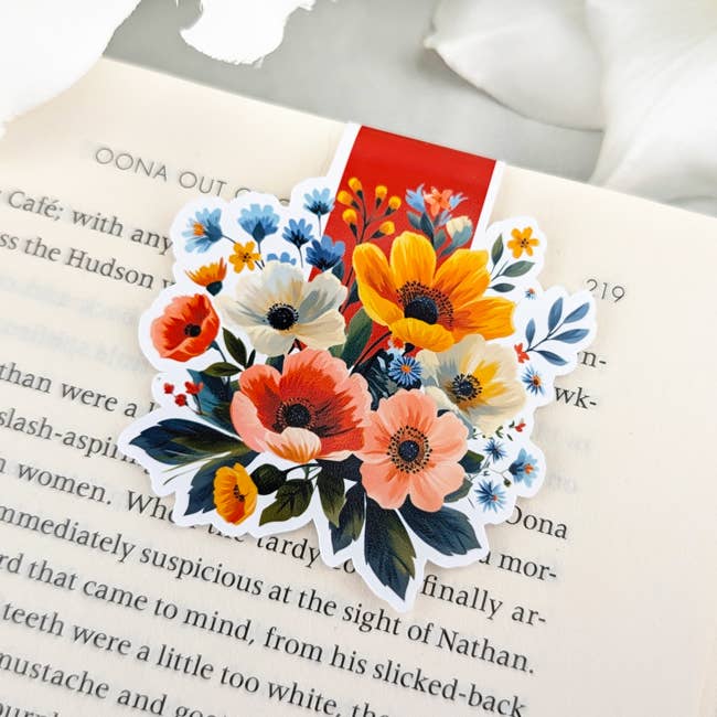 Spring flowers Magnetic Bookmark