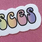 Rainbow Zodiac Stickers