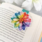 Rainbow Flower Magnetic Bookmark