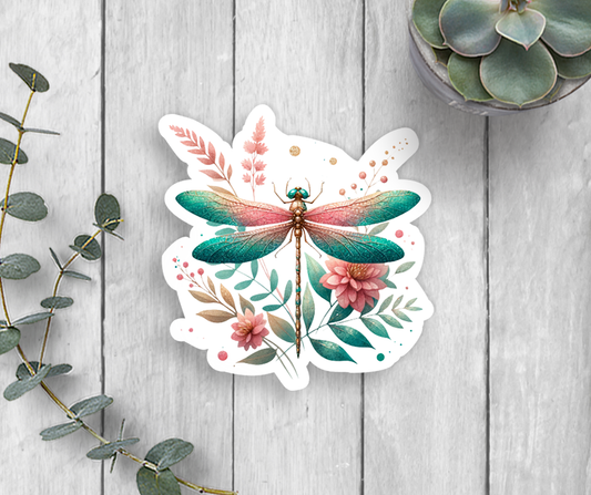 Dragonfly Vinyl Sticker