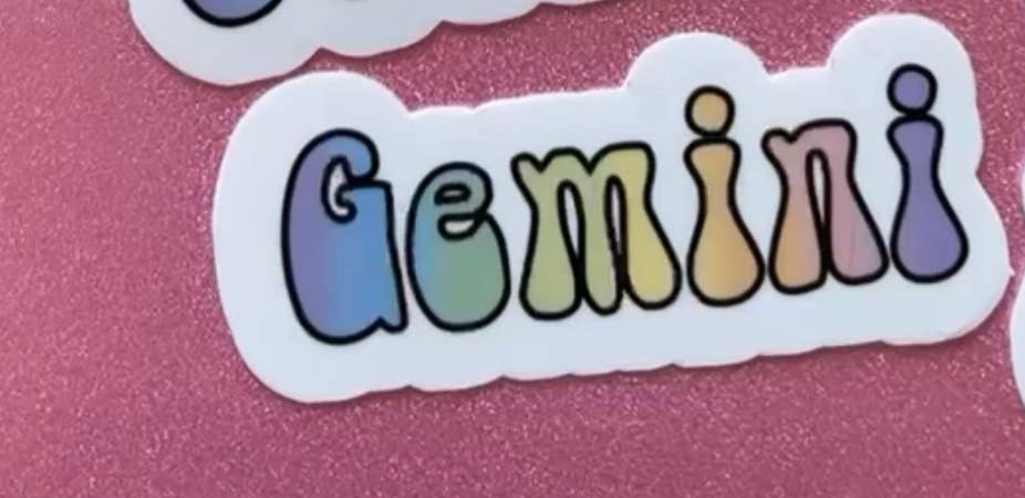 Rainbow Zodiac Stickers