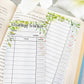 Greenery Reading Tracker Bookmark