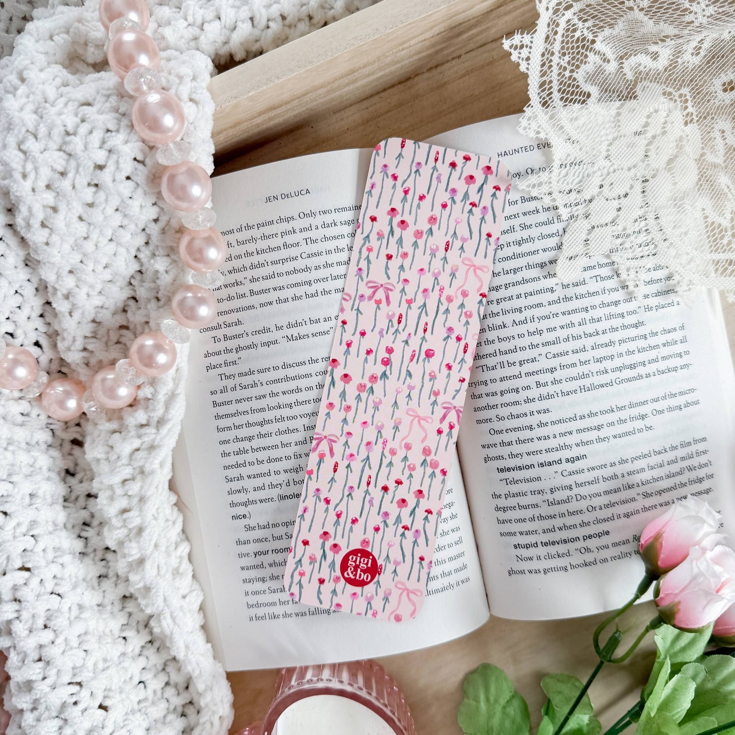 Spring Blooms Bookmark