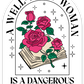 A Well Read Woman Sticker