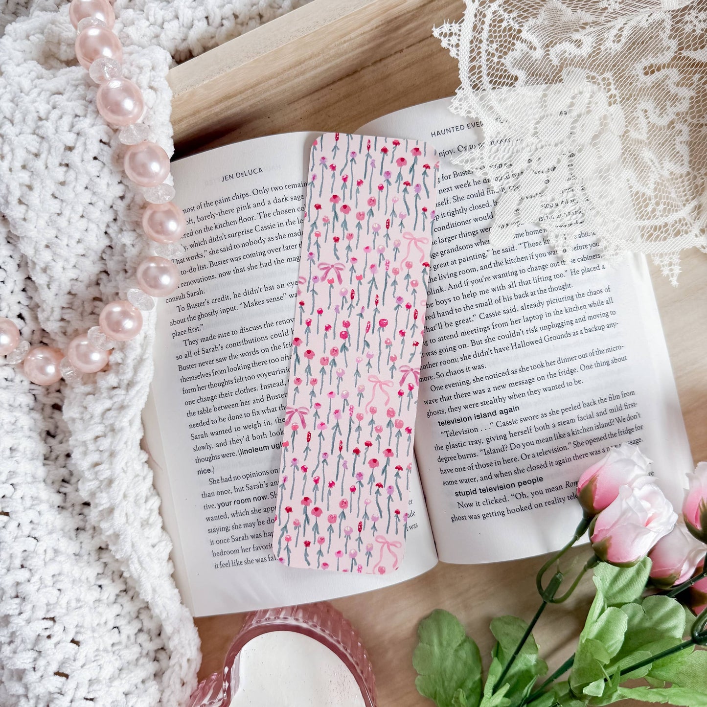 Spring Blooms Bookmark