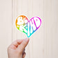 Groovy Be Kind Vinyl Stickers