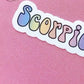 Rainbow Zodiac Stickers