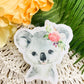 Baby Koala Clear Vinyl Sticker