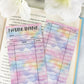 Pastel Reading Tracker Bookmark