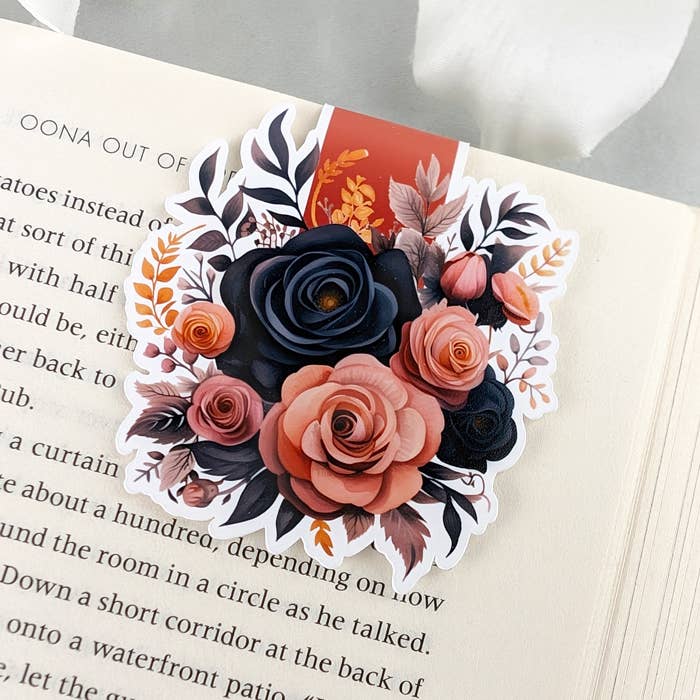 Dark bouquet Magnetic Bookmark