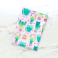 Pink "Catcus"  Book Sleeve