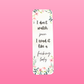 Like A Lady Bookmark