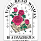 A Well Read Woman Sticker
