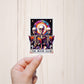 Book Club Funny Skeleton Tarot Card Stickers