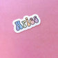 Rainbow Zodiac Stickers