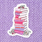 Smut book stack Vinyl Sticker *Glitter*