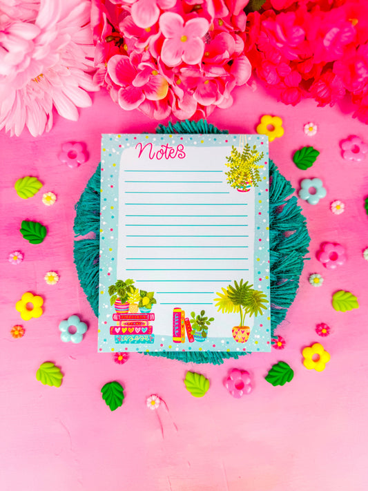 Bookish Plants Notepad
