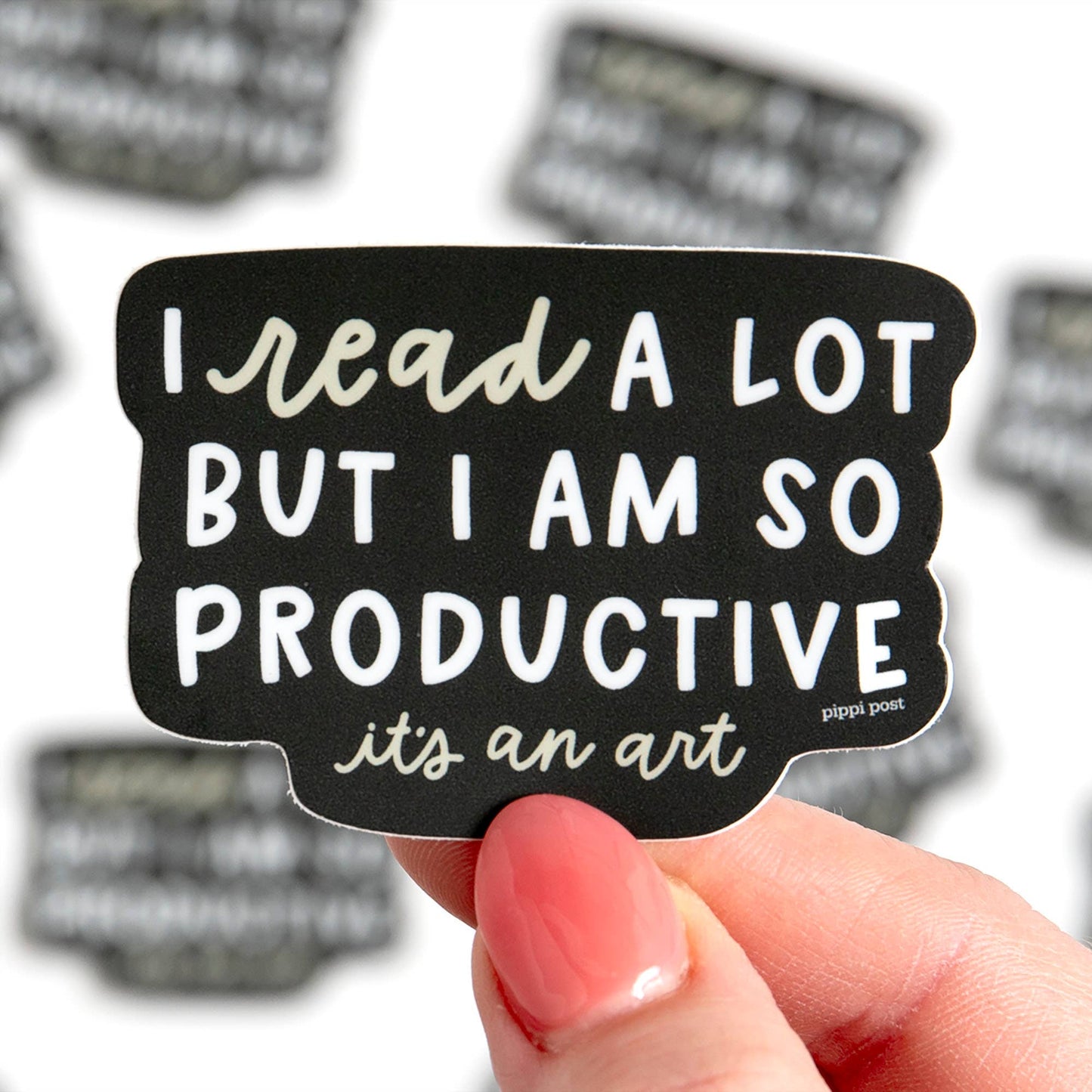 I Read A Lot Sticker